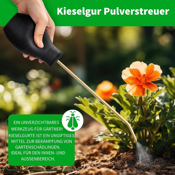 Kieselgur Pulver Staubwedel, Hand Powder Sprinkler Powder Duster pulverzerstäuber, kieselgur zerstäu