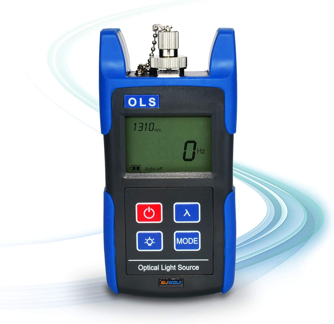 SUWOLF 1310/1550nm Tragbar FTTH Mini Fiber Optical Laser Light Source,Lwl messgerät/Glasfasertester/