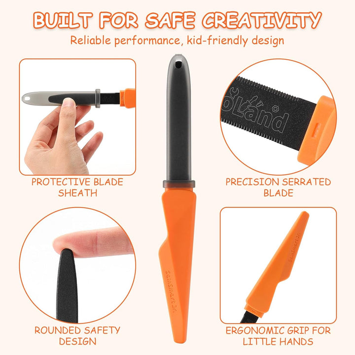SainSmart Jr. Karton Werkzeug Kinder Set 228PCS – Multi-Kinder Bastelset für gemeinsames Bauen, Krea