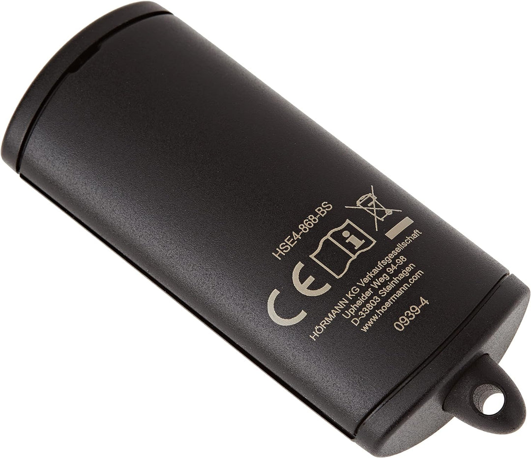 Hörmann Handsender HSE4 BS mit 4 Tastenfunktionen, mit Öse für Schlüsselanhänger, BiSecur Funktechno