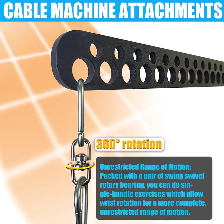 KORIKAHM Multi-Grip LAT Pull Down Bar für Home Gym Fitness, Spreizplatte LAT Pulldown Aufsätze für P