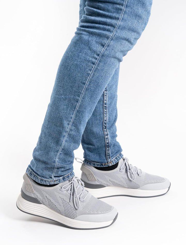 ARA Herren Chicago Sneaker 43 EU Hellgrau, 43 EU Hellgrau