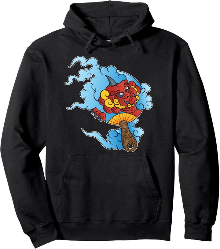 Japanisch Drache Gehörnter Dämon Asiatisch Tätowierung Pullover Hoodie