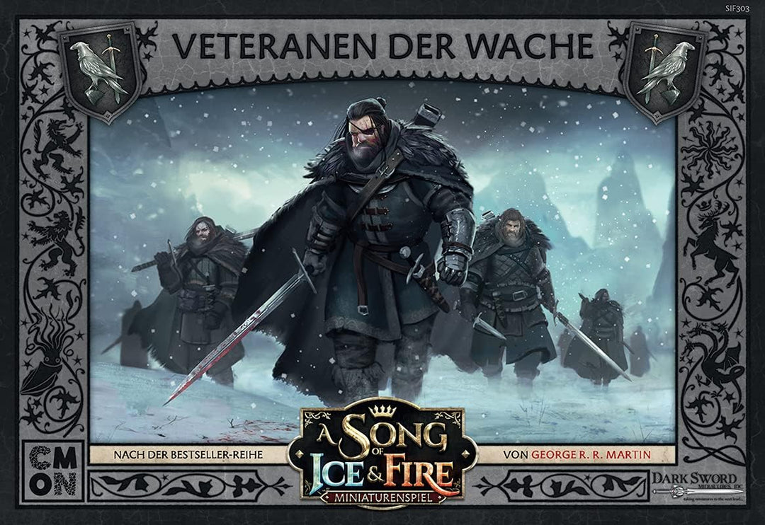 CMON | A Song of Ice & Fire – Veteranen der Wache | Erweiterung | Tabletop | 2 Spieler | Ab 14+ Jahr