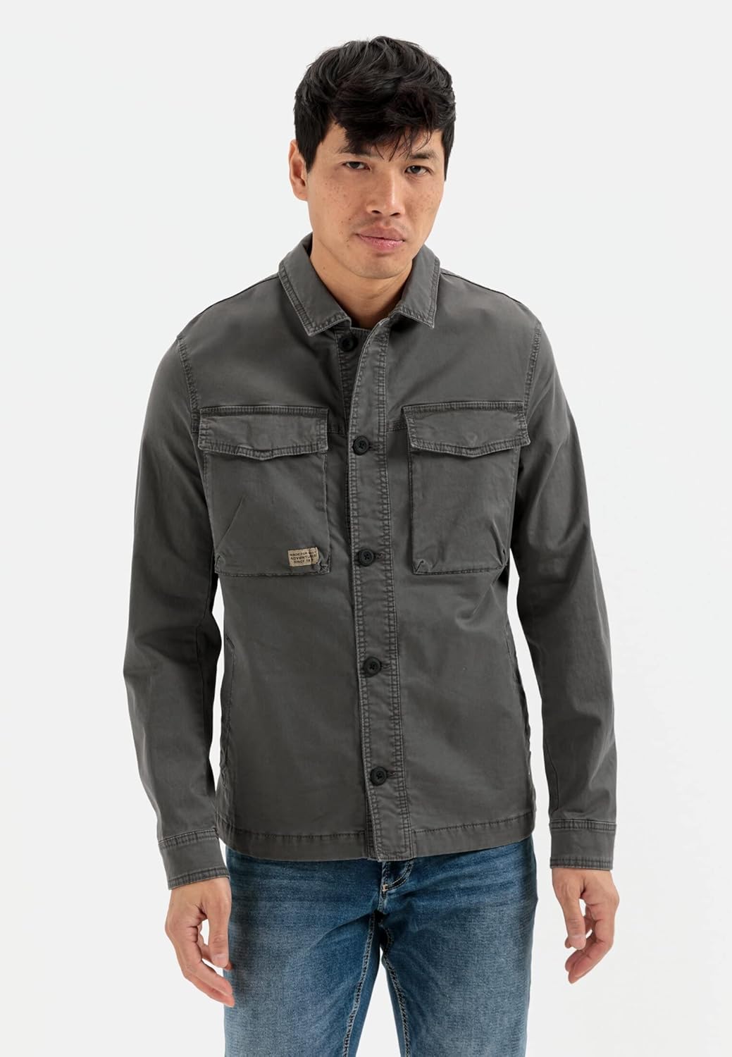 camel active Herren Indoorjacke Regular Fit 30 Dunkelgrau, 30 Dunkelgrau