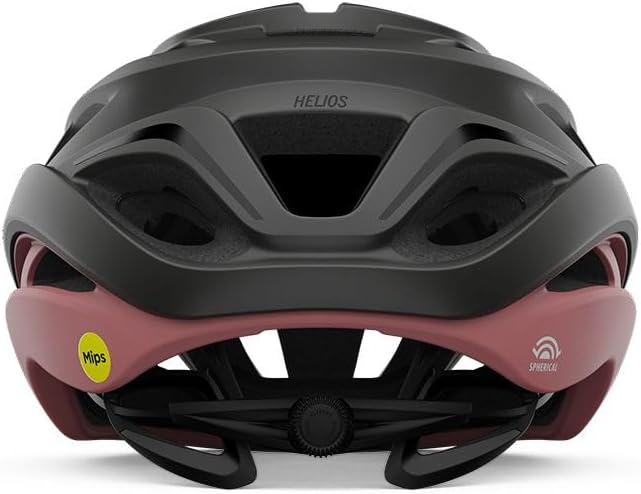 Giro Herren Helios Spherical Helm Small (51-55 cm) Matt Metallic Coal/Dusty Rose, Small (51-55 cm) M
