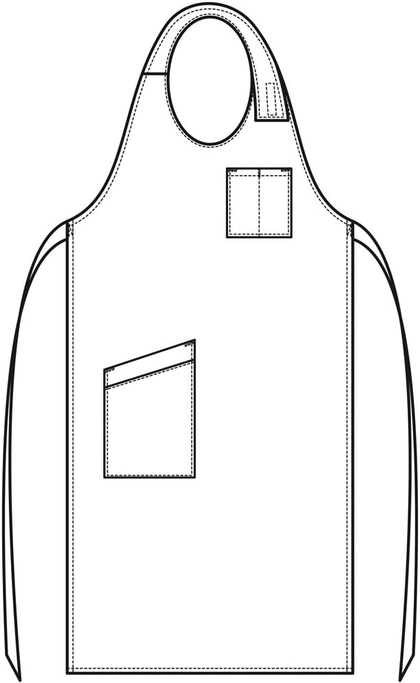 GREIFF Gastro Moda Service Sommelier-Schürze 77x110 Schwarz Modell 4409