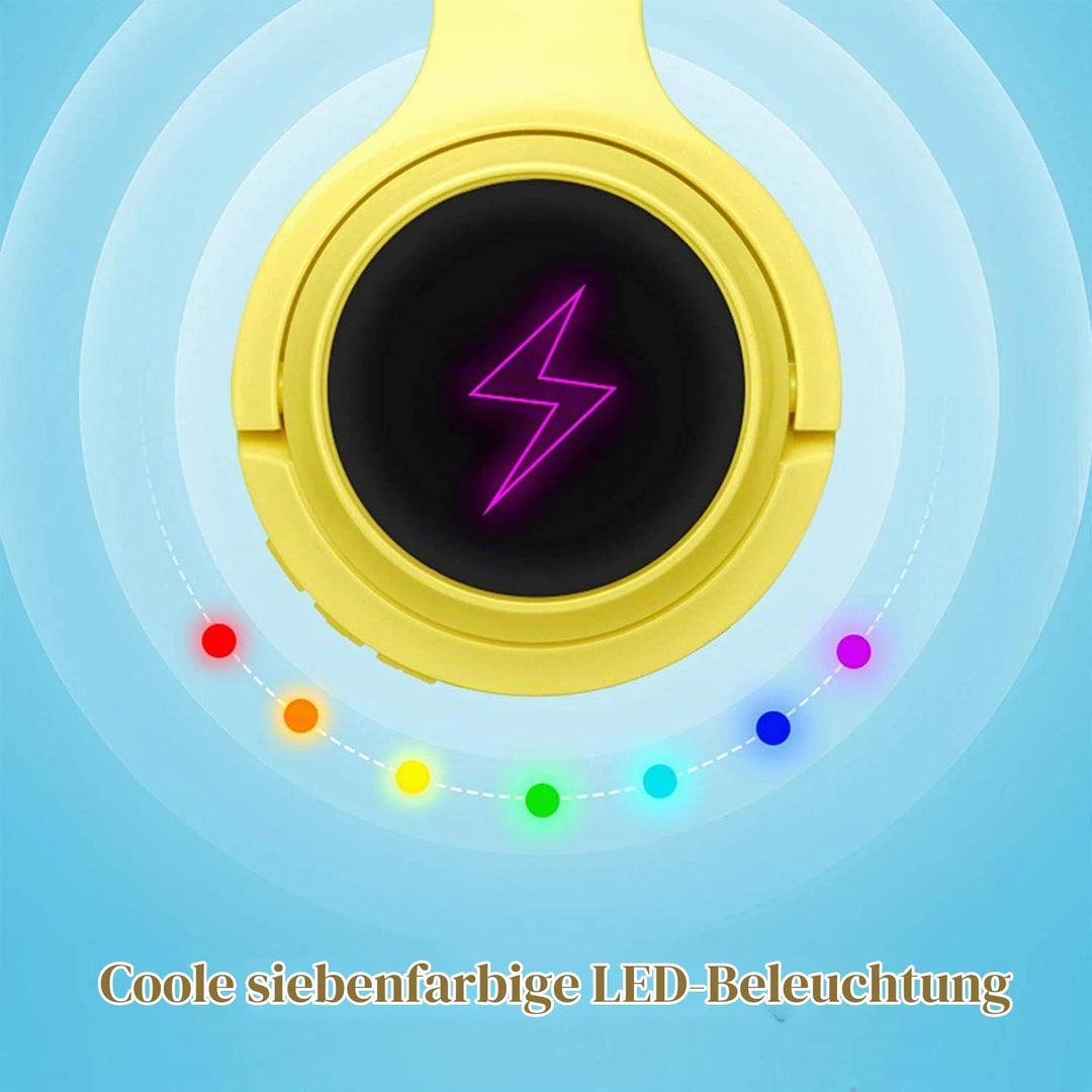 SVYHUOK Bluetooth Kabellos Kopfhörer Kinder für Jungen, Mädchen, Over Ear Kinderkopfhörer mit Gebaut