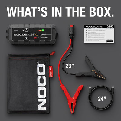 NOCO Boost XL GB50 1500A 12V UltraSafe Starthilfe Powerbank, Auto Batterie Booster, Tragbare USB Lad
