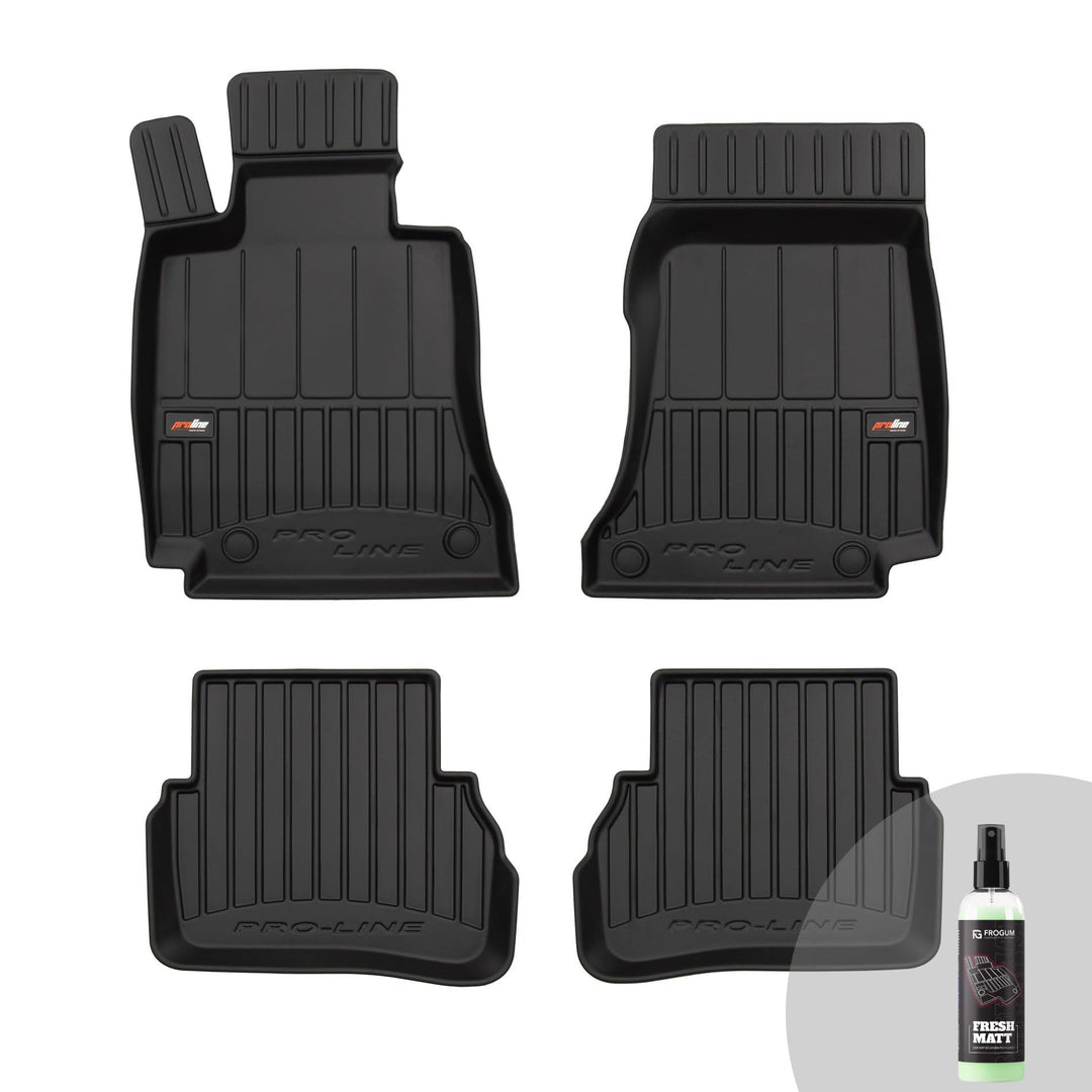 FROGUM ProLine 3D Gummimatten Exklusiven Auto Fussmatten Autofussmatten für Mercedes-Benz C-Klasse W