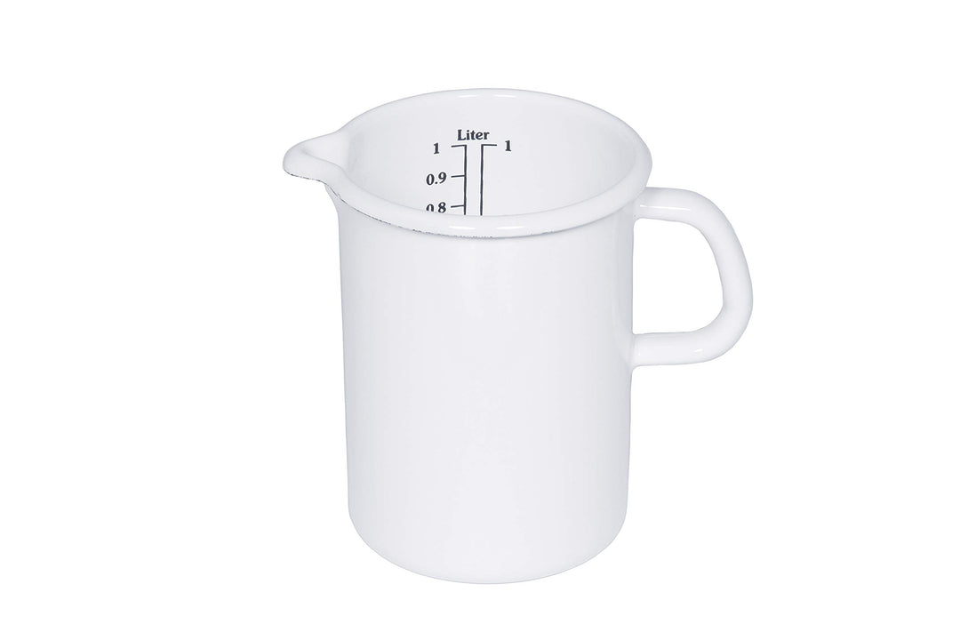 Riess, 0349-033, Küchenmass 14, CLASSIC- WEISS, Durchmesser 14 cm, Inhalt 2 Liter, Emaille, weiss, I