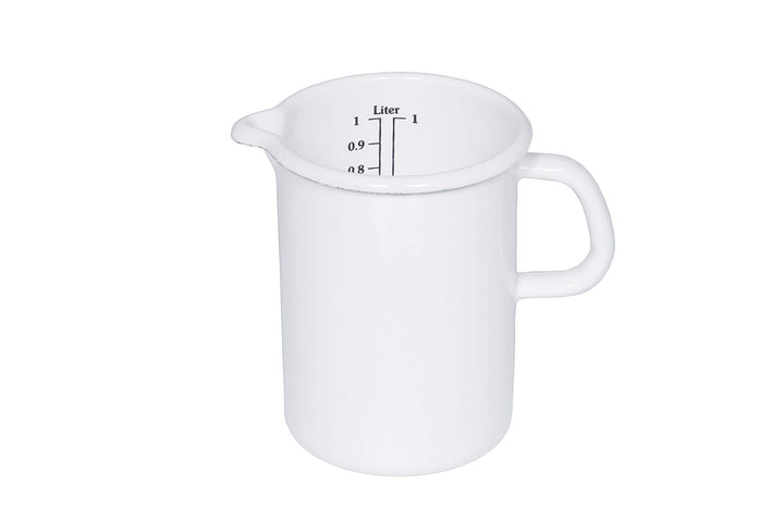 Riess, 0349-033, Küchenmass 14, CLASSIC- WEISS, Durchmesser 14 cm, Inhalt 2 Liter, Emaille, weiss, I