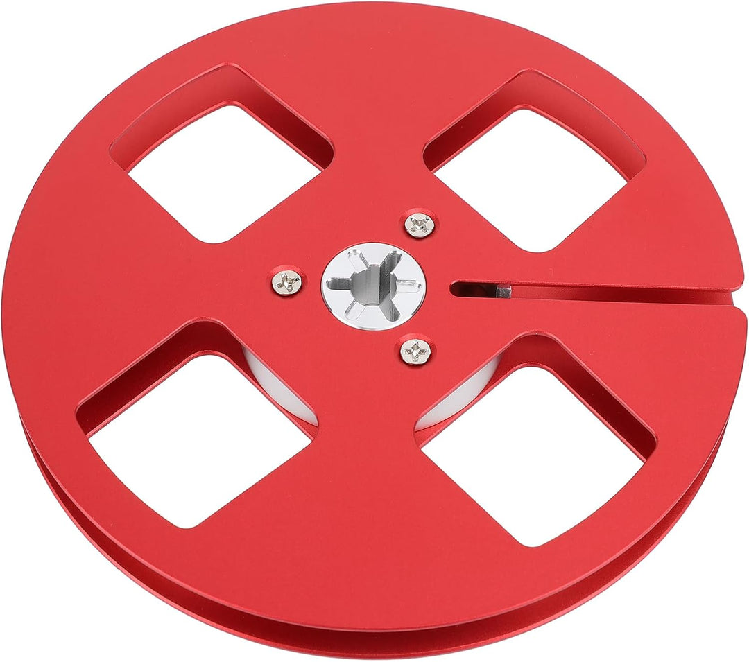 1/4 5 Zoll Leere Bandspule 4 Löcher Universal Open Reel Tonband Leere Spule Aluminiumlegierung für R