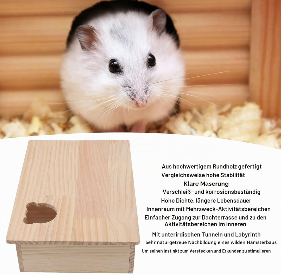 Hamsterhaus, Multifunktionales Hamsterversteck Zum Schlafen von Haustieren