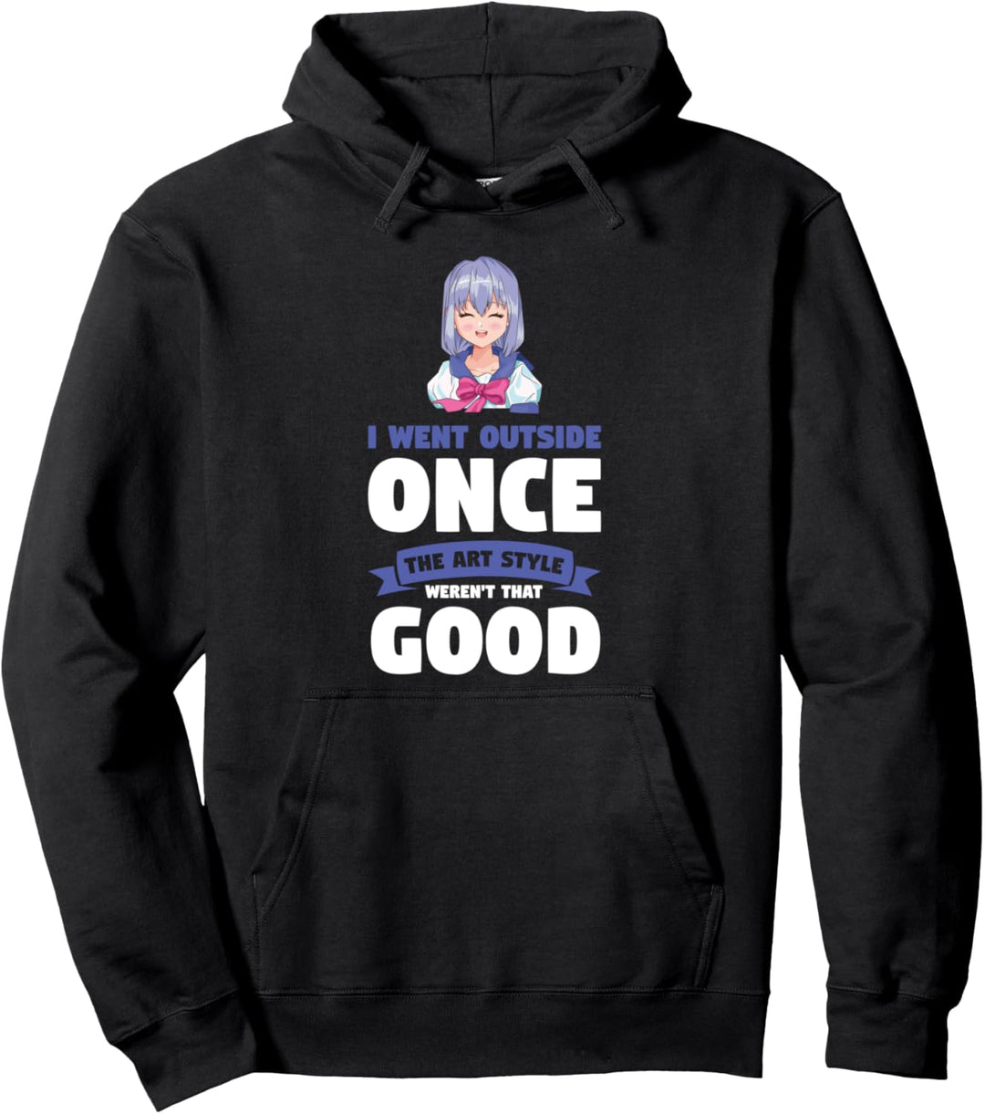Ich ging einmal raus Der Kunststil Japanisch Pullover Hoodie