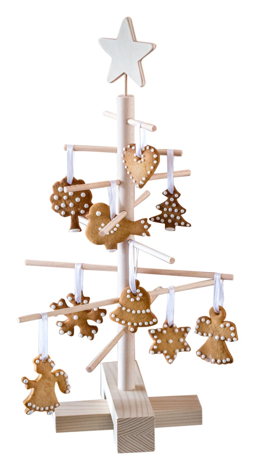 xmas3 XS 45 cm Weihnachtsbaum aus Holz, Natural, 28,0 x 28,0 x 45,0 cm 28.0 x 28.0 x 45.0 cm, 28.0 x