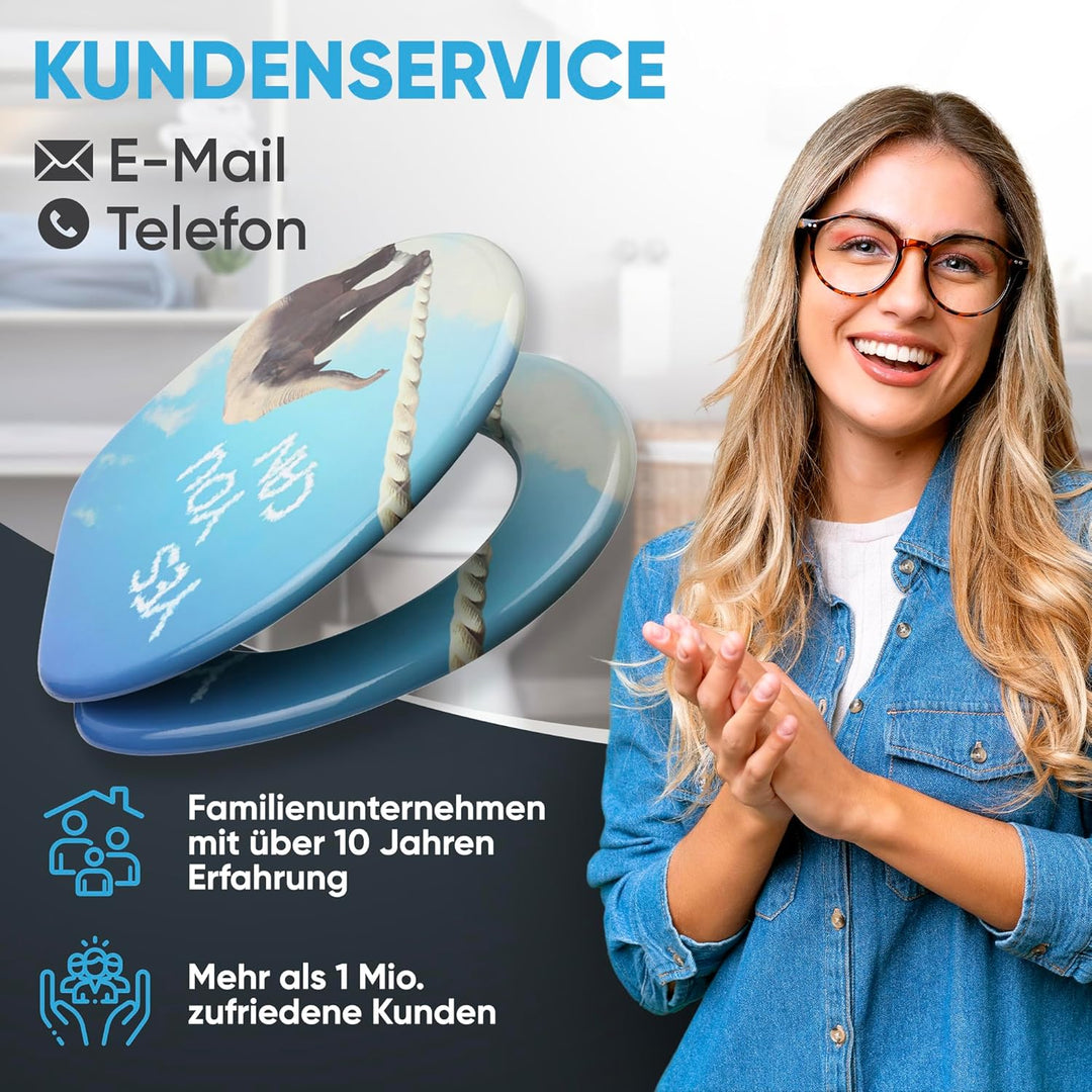 Sanilo WC Sitz mit Absenkautomatik, viele neue Toilettendeckel zur Auswahl, hochwertige Oberfläche,