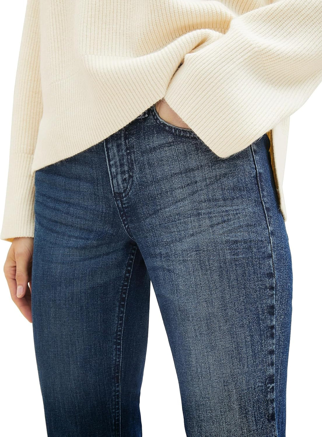 TOM TAILOR Damen Alexa Straight Jeans 26W / 32L 10282 - Dark Stone Wash Denim, 26W / 32L 10282 - Dar