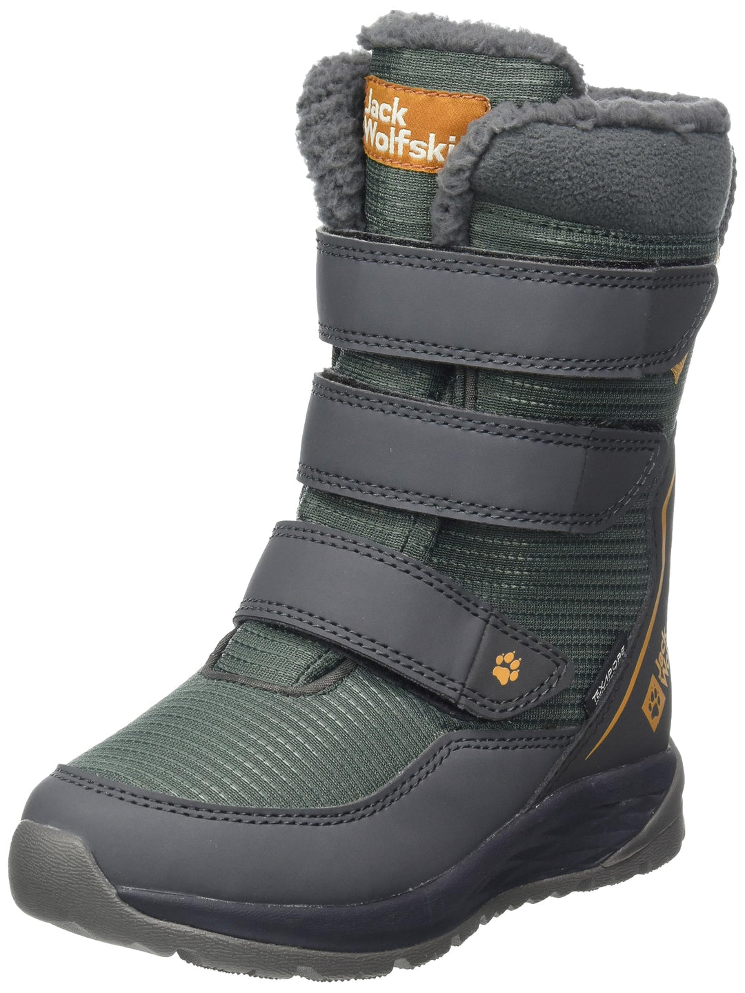 Jack Wolfskin Unisex Kinder Polar Boot Texapore High Vc K Schneestiefel 26 EU Slate Green, 26 EU Sla