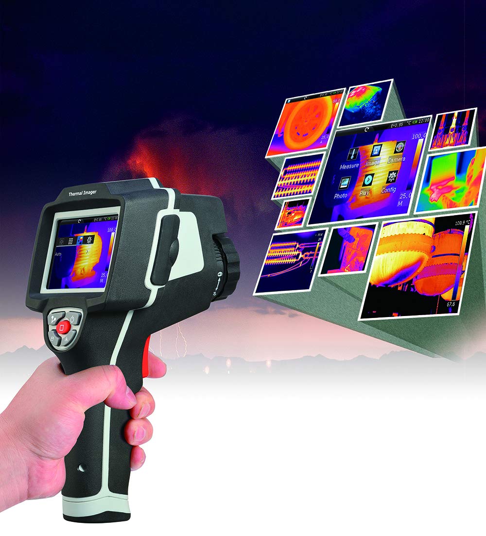 Professional Thermodetektor Wärmebildkamera CEM DT-9873B Infrarot, Thermodetektor, Video Funktion, 1