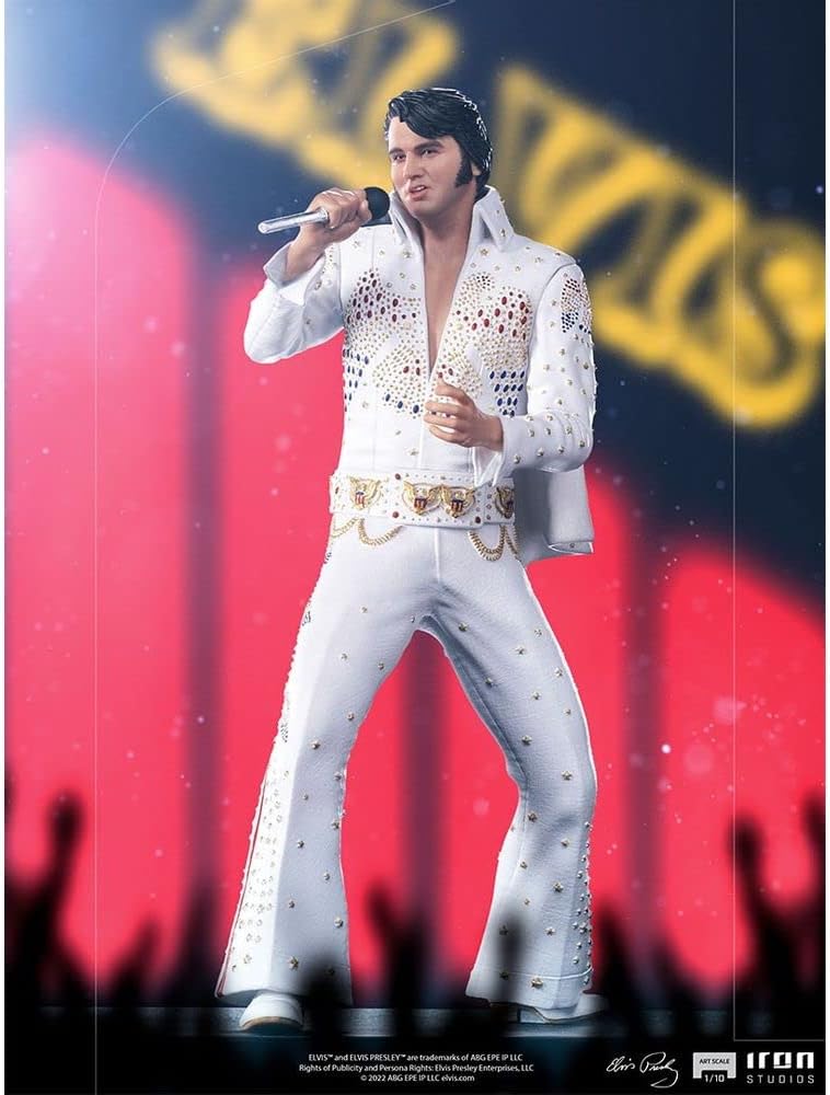 Iron Studios ELVIS53221-10 Elvis Presley Statuette 1/10 Figur Art Scale, Mehrfarbig