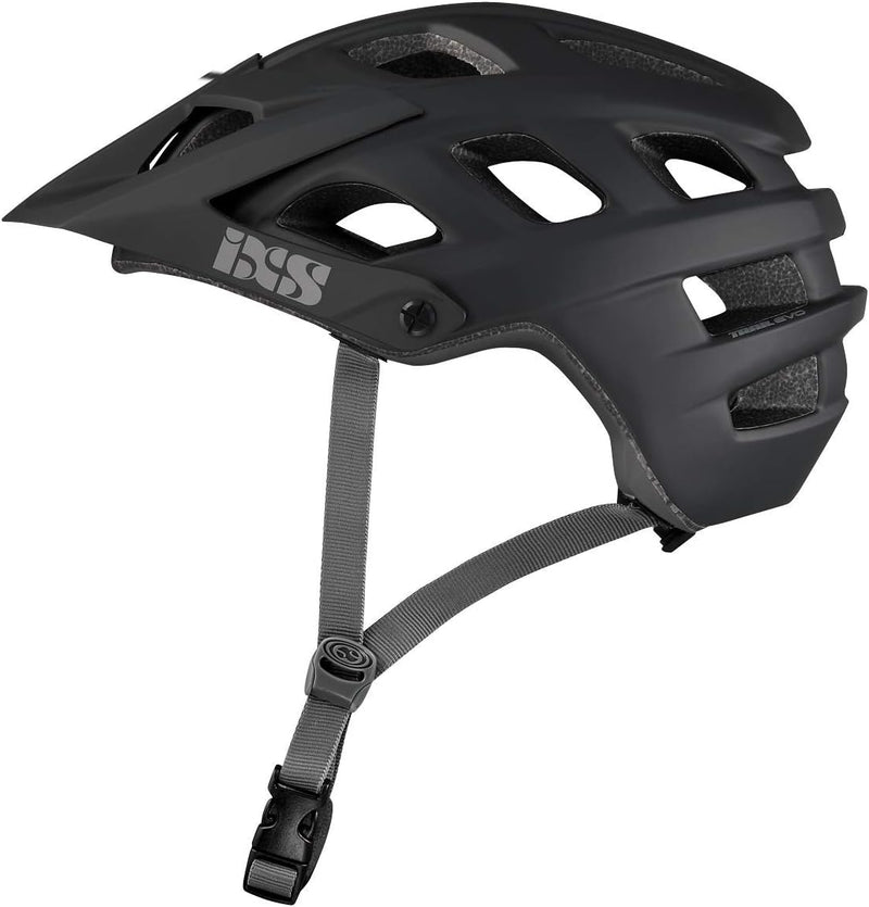 IXS Enduro MTB-Helm Trail EVO Grape Schwarz XLW (58-62cm), Schwarz XLW (58-62cm)