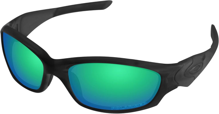 PapaViva Ersatzlinsen für for Oakley Straight Jacket 2007 Blaugrün - Polarisiert, Blaugrün - Polaris