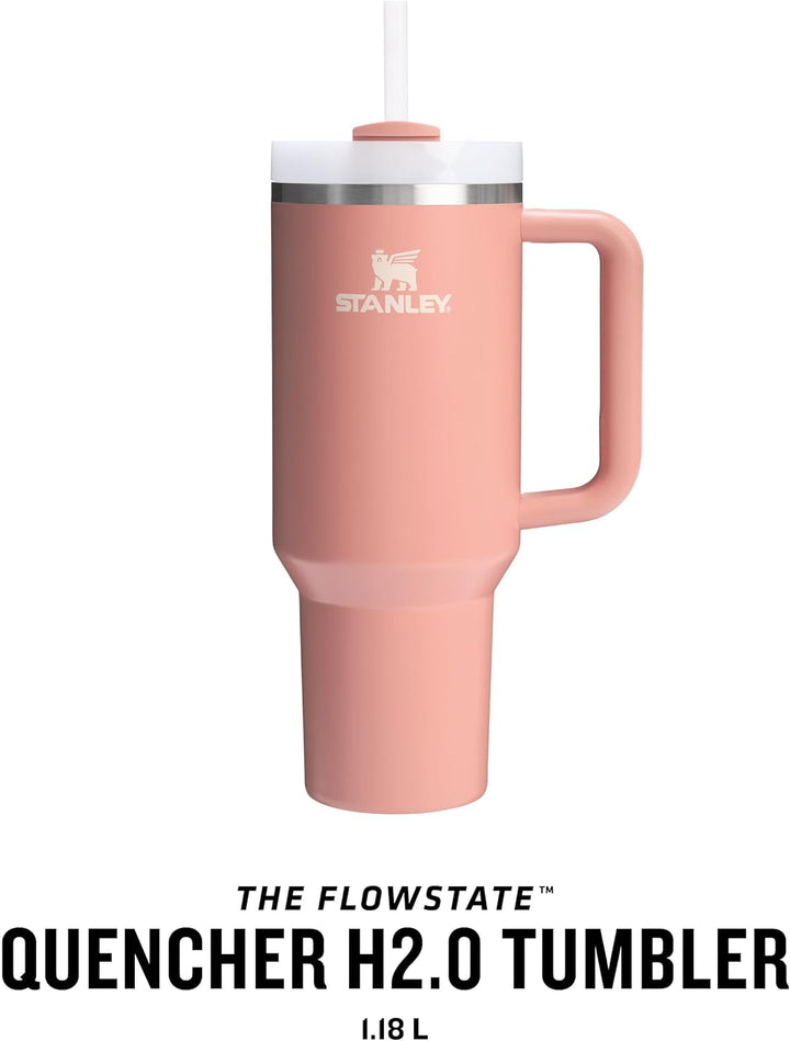 Stanley Quencher H2.0 Flowstate Trinkflasche Mit Strohhalm 1.2L - Thermobecher Kühlt 11 Stunden - 48