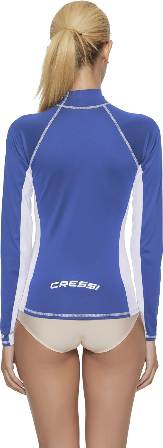 cressi Lady Rash Guard – Schützender Rashguard Damen Kurze oder Langen Ärmel für Sup und Wassersport