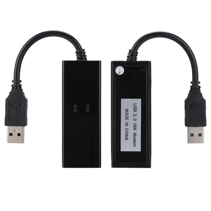 ciciglow Externes USB-56K-DFÜ-Modem für Win7 Win8 Win10 XP, Quick Connect, Fax-Datenmodem