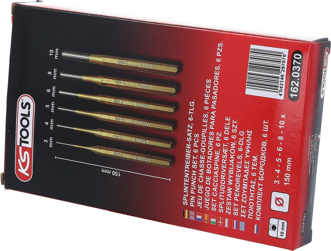 KS Tools 162.0370 Splintentreiber-Satz, 6-tlg.
