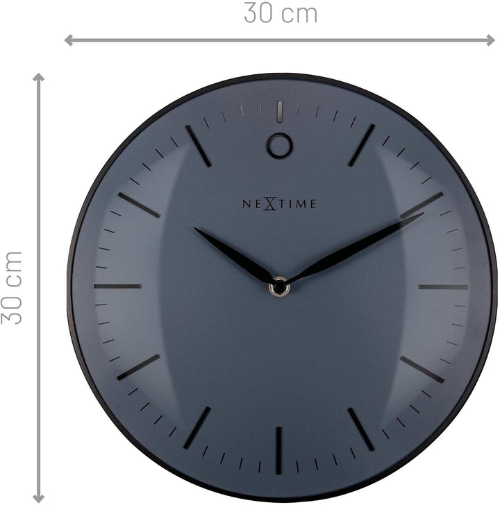 NeXtime 2790 Retro Uhr Aluminium grau