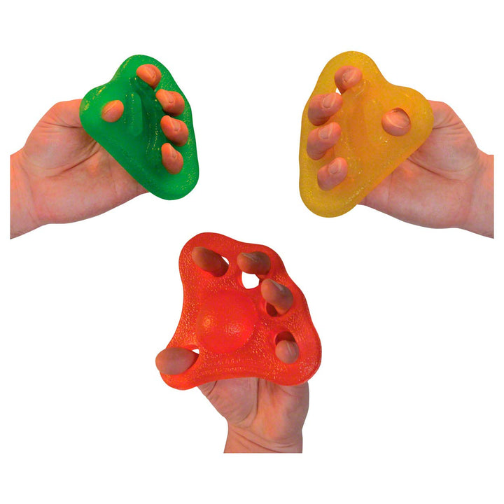 Power-Web Flex Grip Handtrainer Fingertrainer Unterarmtrainer 3er Set