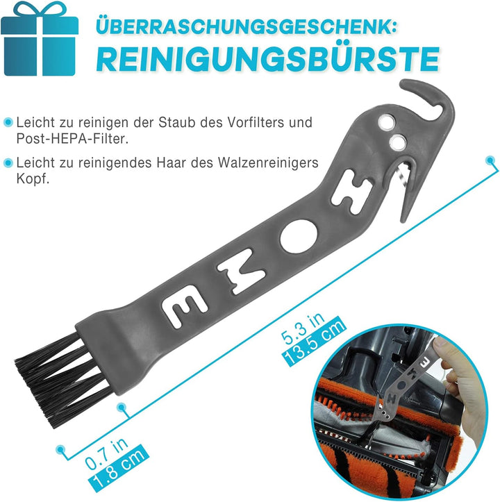 Jollsung ASPK9 Performance Kit für FX9 Staubsauger Ersatzteile Ersatzfilter, 4 Hygienefilter 4 Vormo