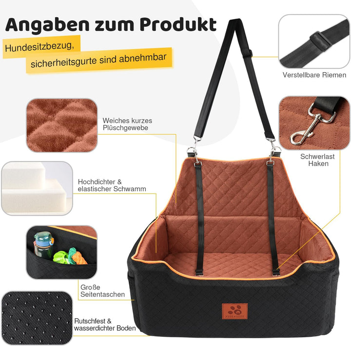 GL GLENSLAVE Hundesitz für grosse/mittlere Hund, Hundeerhöhungssitz unter 55Lbs oder 2 kleine Hunde,