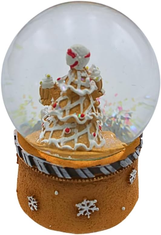 Schüttelkugel, Glaskugel Weihnachten, Weihnachtkugel, Schneekugel als Maus mit leckernen Törtchen un