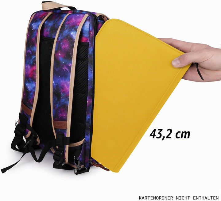 ENHANCE Sammelkarten-Aufbewahrungsbox-Rucksack in voller Grösse für Spielkarten – Platz für Kartenor