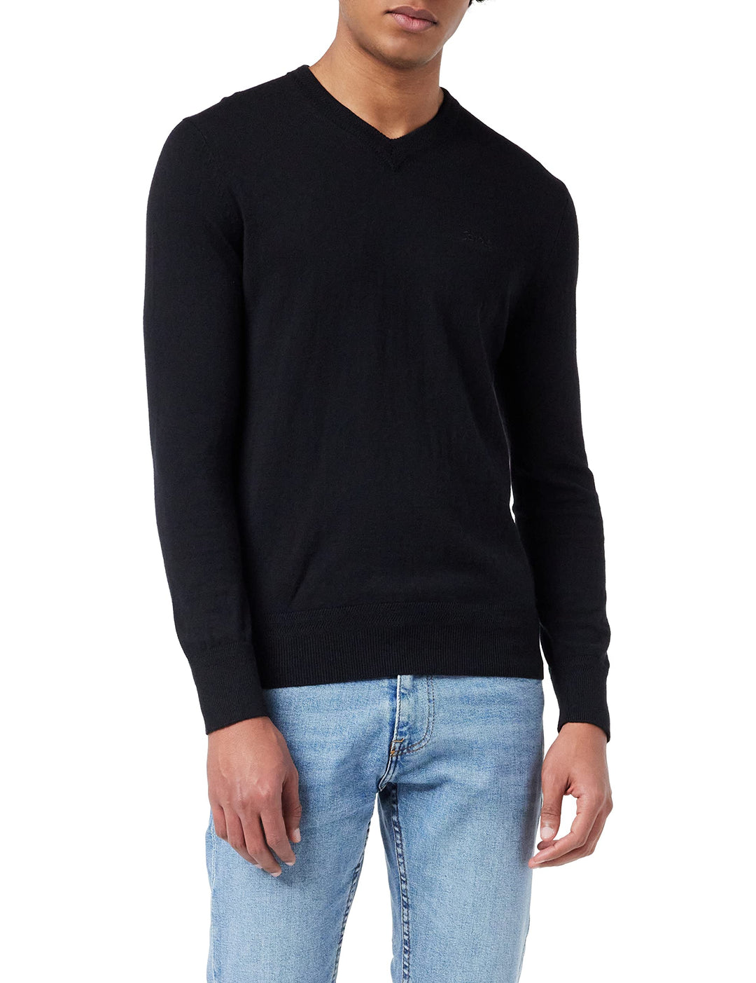 Schott NYC Herren Pullover M Schwarz, M Schwarz