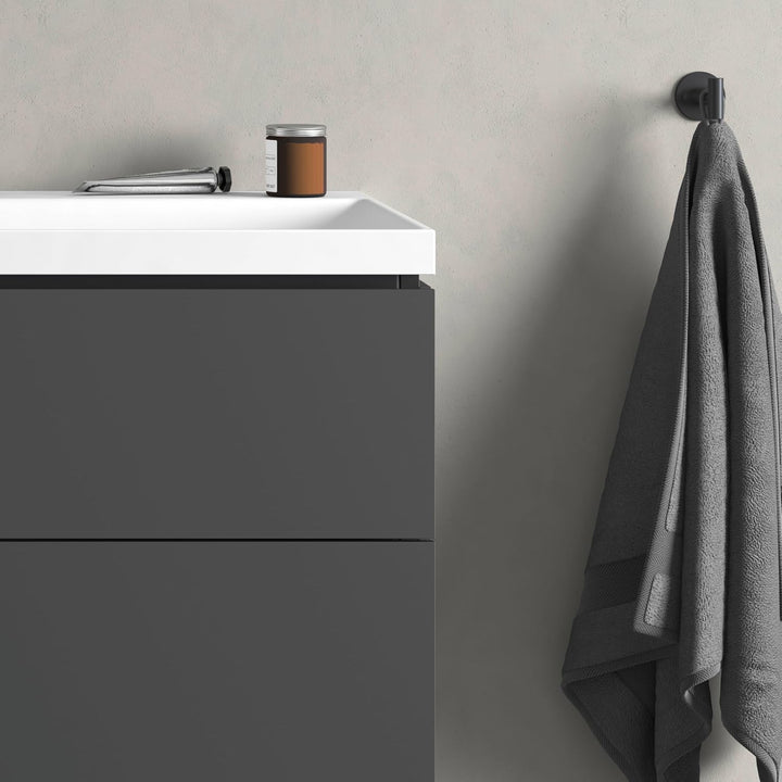 Duravit Handtuchhaken Starck T, Wandmontage, Schwarz Matt für 1 Handtuch Schwarz Matt, für 1 Handtuc