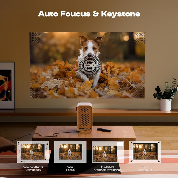 Caydo P1 Zeichen-Beamer mit exklusiver Zeichen-App für Künstler, tragbarer Autofokus & Keystone LED-