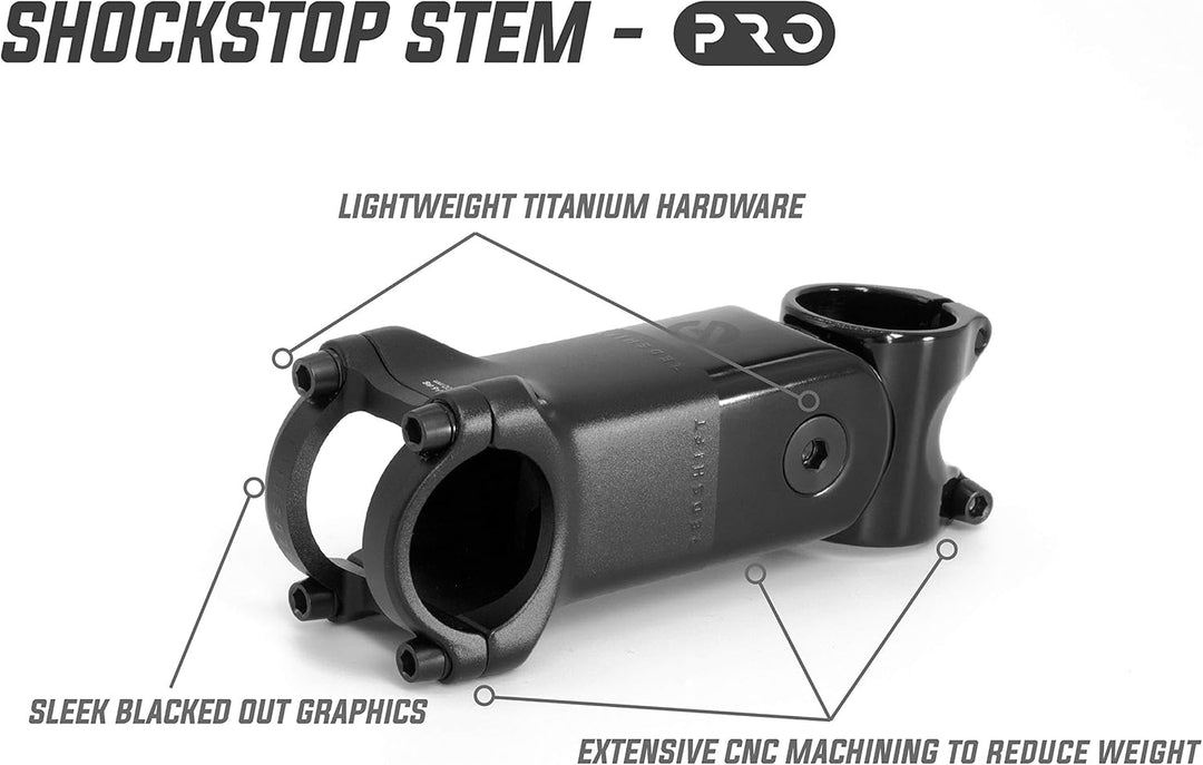 REDSHIFT ShockStop PRO Vorbau für Fahrräder, stossdämpfender Fahrradvorbau für Rennräder, Gravelbike