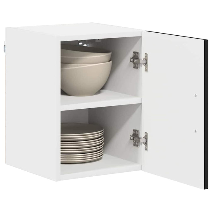 vidaXL Geschirrspülerfront Kalmar Schwarz 30 x 31 x 40 cm, Eleganter moderner Küchenregal, grosser S