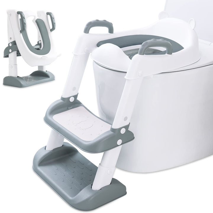 Toilettensitz Kinder Kinder WC,Toilettensitz für Kleinkinder mit Treppe,Toilettenaufsatz Kinder, Ver