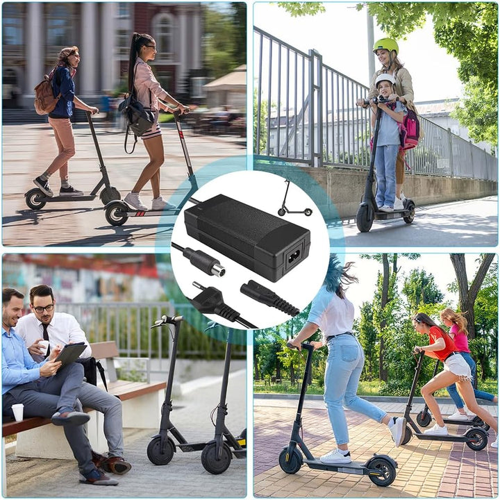 Ladegerät für Xiaomi M365/Pro/Mi 3/1s, Ladegeräte für Scooter, Universelles E Scooter Ladegerät mit