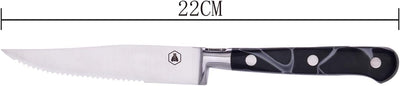 LAGUIOLE - Laguiole 4268473 Set mit 4 Steakmessern (22 cm) mit Edelstahlklinge und Harzgriff