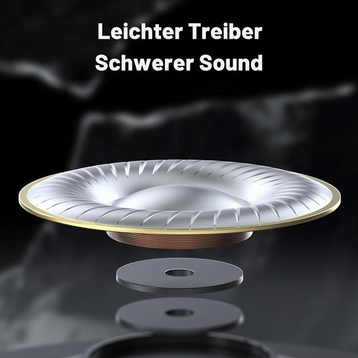 FiiO JadeAudio JT1 Professionelle Studio-Kopfhörer für Aufnahmen, Gaming-Headset mit Mikrofon, 50 mm