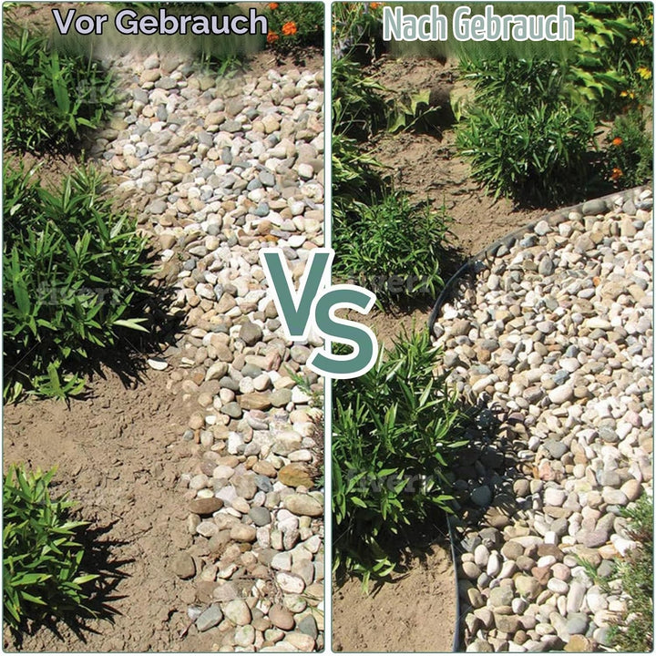 Vigevee Rasenkante verzinkt Metall, 5m 10m 15m 20m 25m 30m 35m 40m 45m 50m 100x15cm oder 100x18cm Be