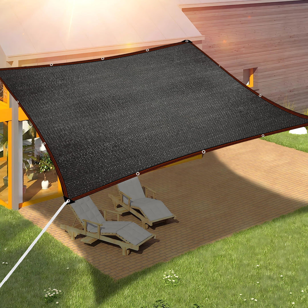 Schattierungsnetz,Schattiernetz mit ösen, 70%-90% Shading Rate UV-Beständiges für Pflanzenschutz Gew