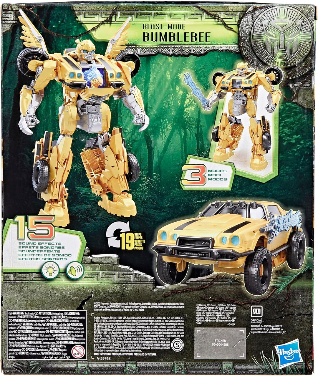 Transformers Spielzeug zum Film Aufstieg der Bestien, Beast-Mode Bumblebee Action-Figur ab 6 Jahren,