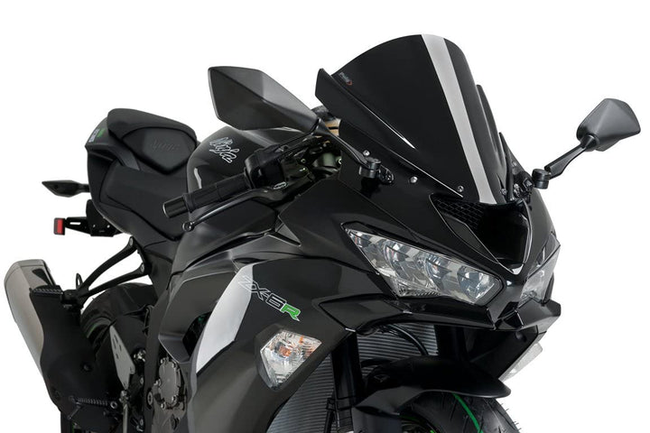 Puig Kuppel Racing 3177N für Kawasaki Zx-6R 636 19' Schwarz, Schwarz
